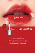Rom&nd Glasting Water Tint – Hydrating Lip Tint for Glossy, Long - Lasting Colo - Korean Beauty KR