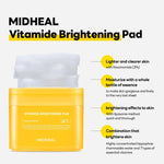 Mediheal Vitamide Brightening Pad 100 pcs – Vitamin - Infused Pads for Radiant, Even Skin Tone - Korean Beauty KR