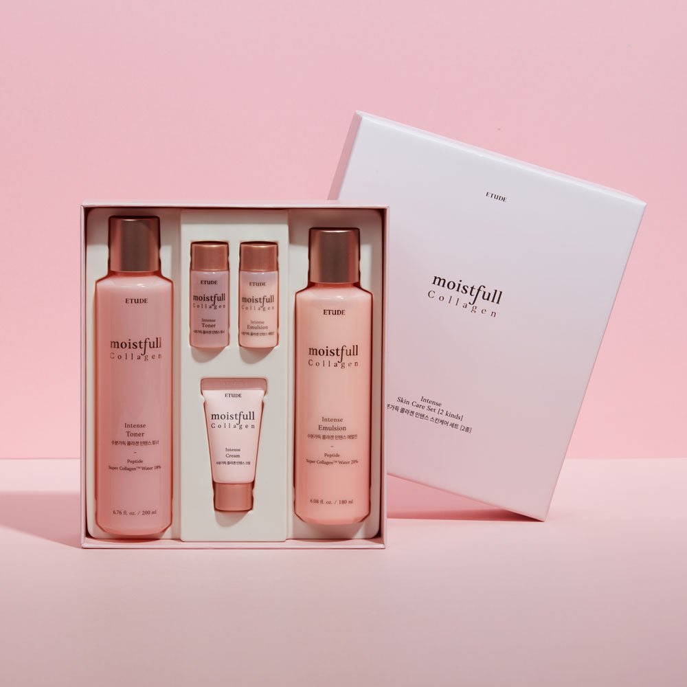 Etude House Moistfull Collagen Intense Skin Care Set – Hydrating & Firming Skincare Set for Smooth, Youthful Skin - Korean Beauty KR