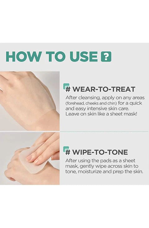 Mediheal Madecassoside Blemish Pad 100pcs – Acne - Fighting & Soothing Pads for Clear, Calm Skin - Korean Beauty KR