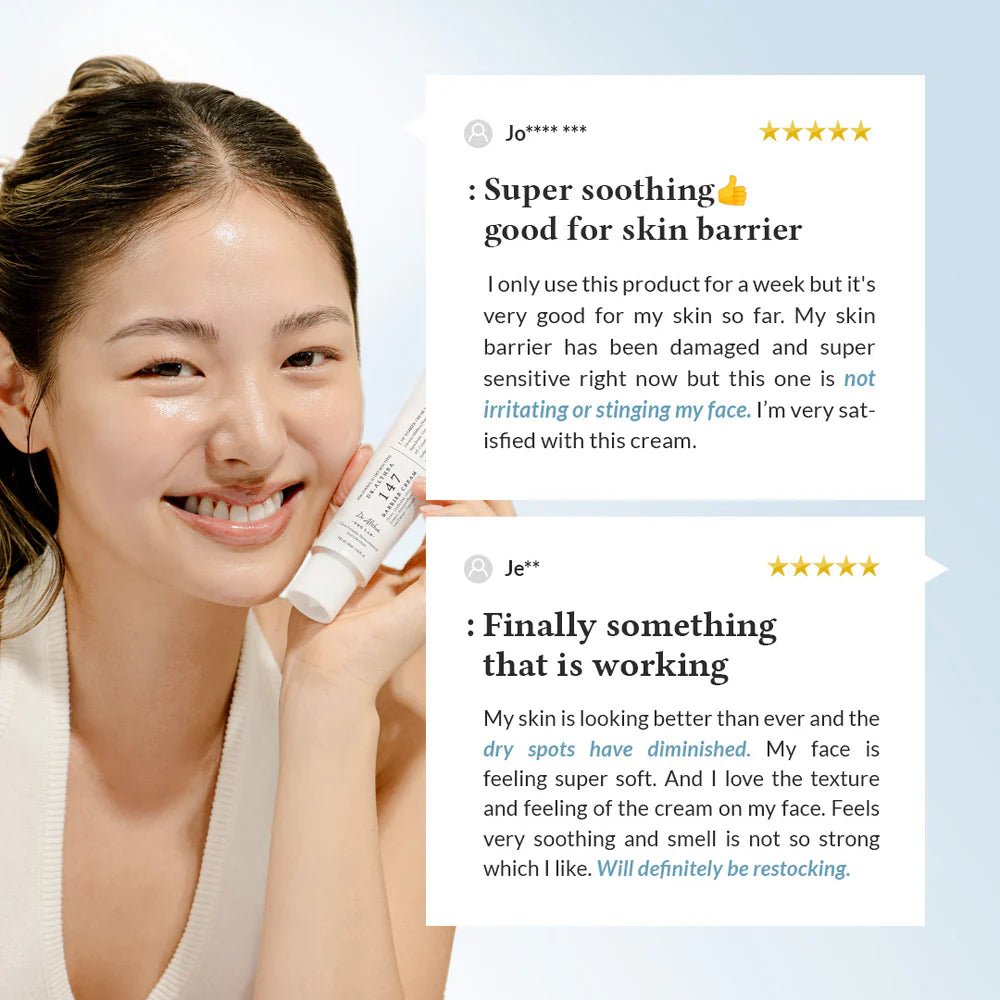 Dr. Althea 147 Skin Barrier Repair Cream – Intensive Moisturizer for Sensitive & Dry Skin - Korean Beauty KR