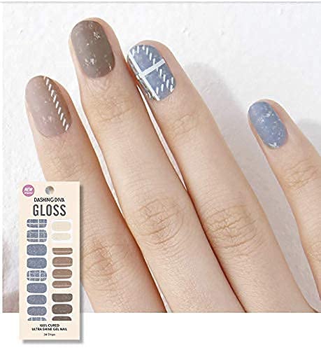 KoreanBeauty Press On Gel Nail Strips - ( Asian Type) - Sweater Knit - Korean Beauty KR