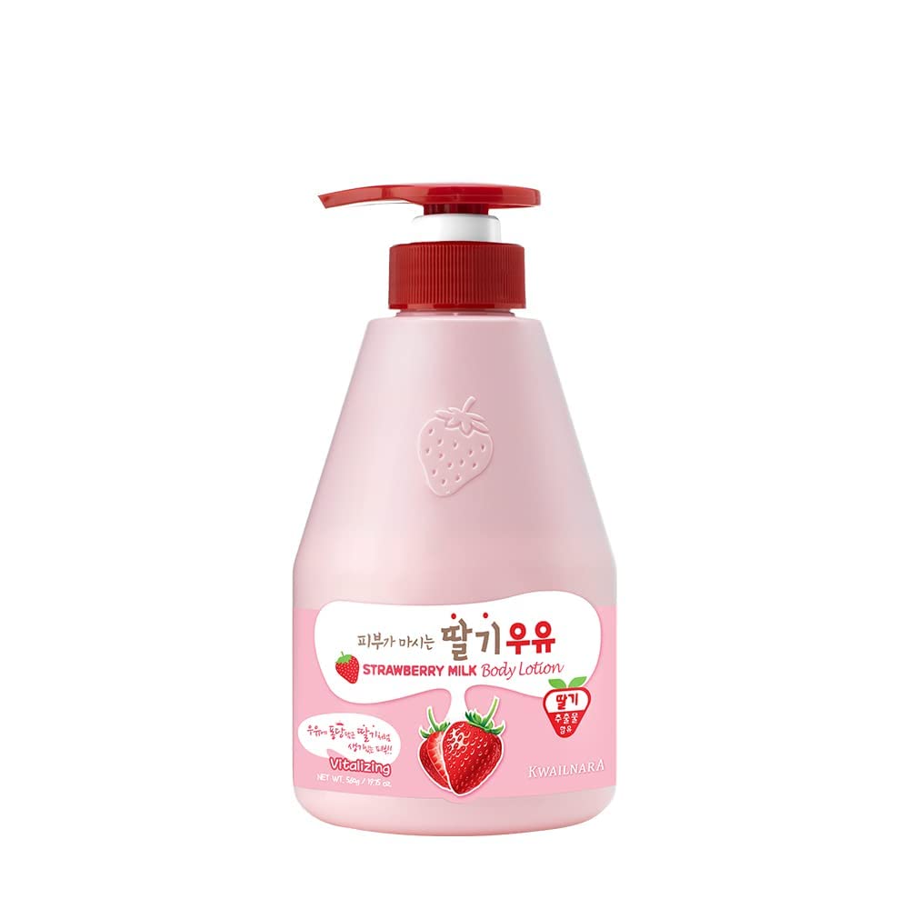 Kwailnara Mik Body Lotion 560g – Nourishing & Moisturizing Lotion for Soft, Smooth Skin - Korean Beauty KR