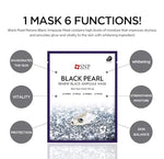 SNP Black Pearl Renew Black Ampoule Mask 1pc – Nourishing & Brightening Ampoule Mask for Radiant, Revitalized Skin*1pc - Korean Beauty KR