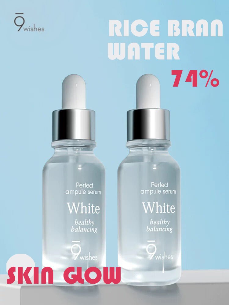 9Wishes Miracle White Ampule Serum 25ml – Brightening & Rejuvenating Serum for Glowing, Even Skin Tone - Korean Beauty KR
