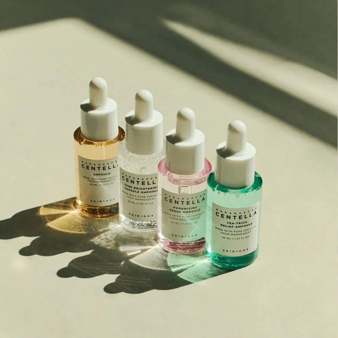 SKIN1004 Madagascar Centella Ampoule Kit – Soothing & Hydrating Ampoules for Sensitive Skin - Korean Beauty KR