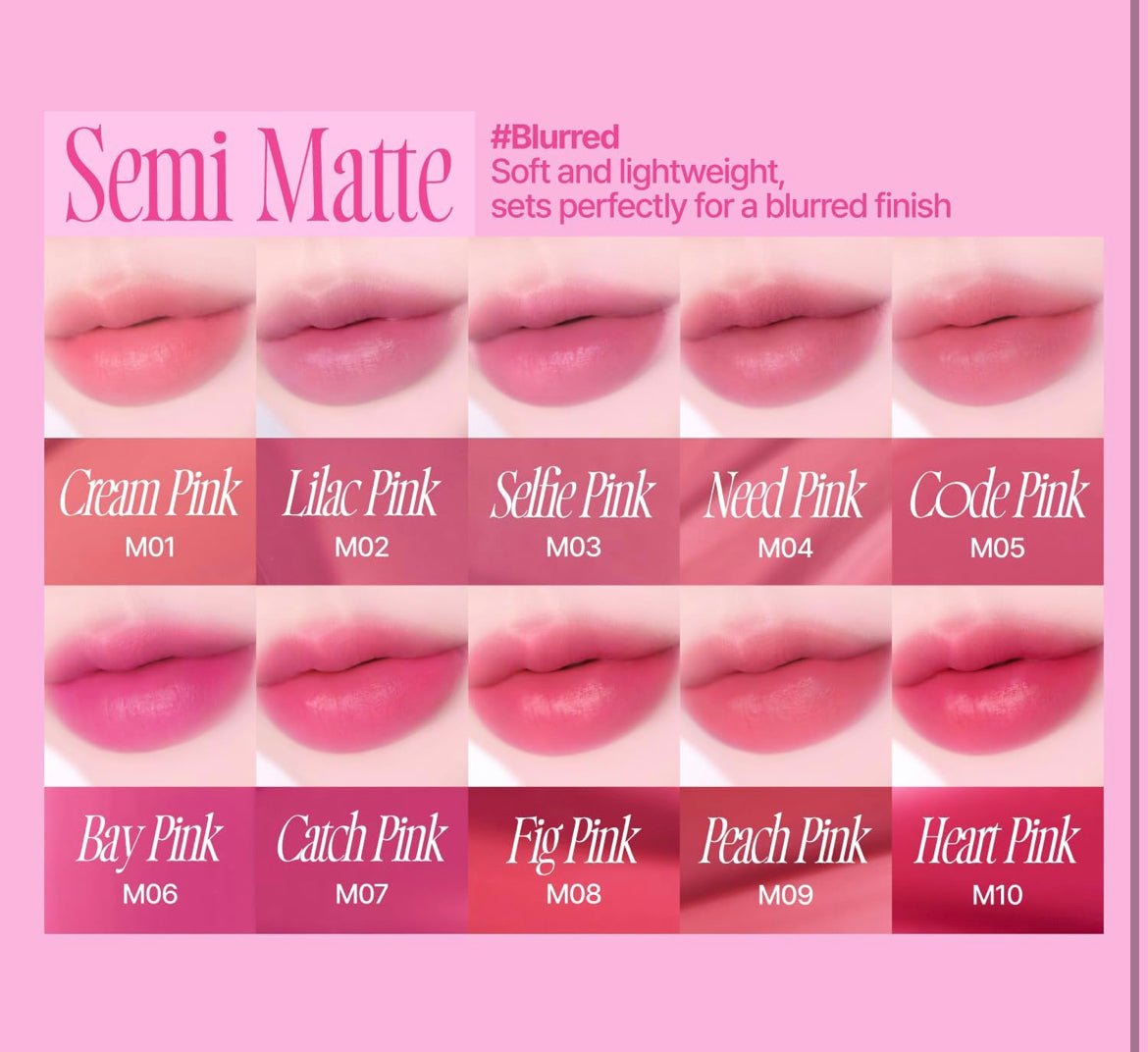 "fwee PINK OBSESSION STAY - FIT LIP TINT 3.8g – Long - Lasting, Matte Lip Tint for Vibrant, All - Day Color - Korean Beauty KR