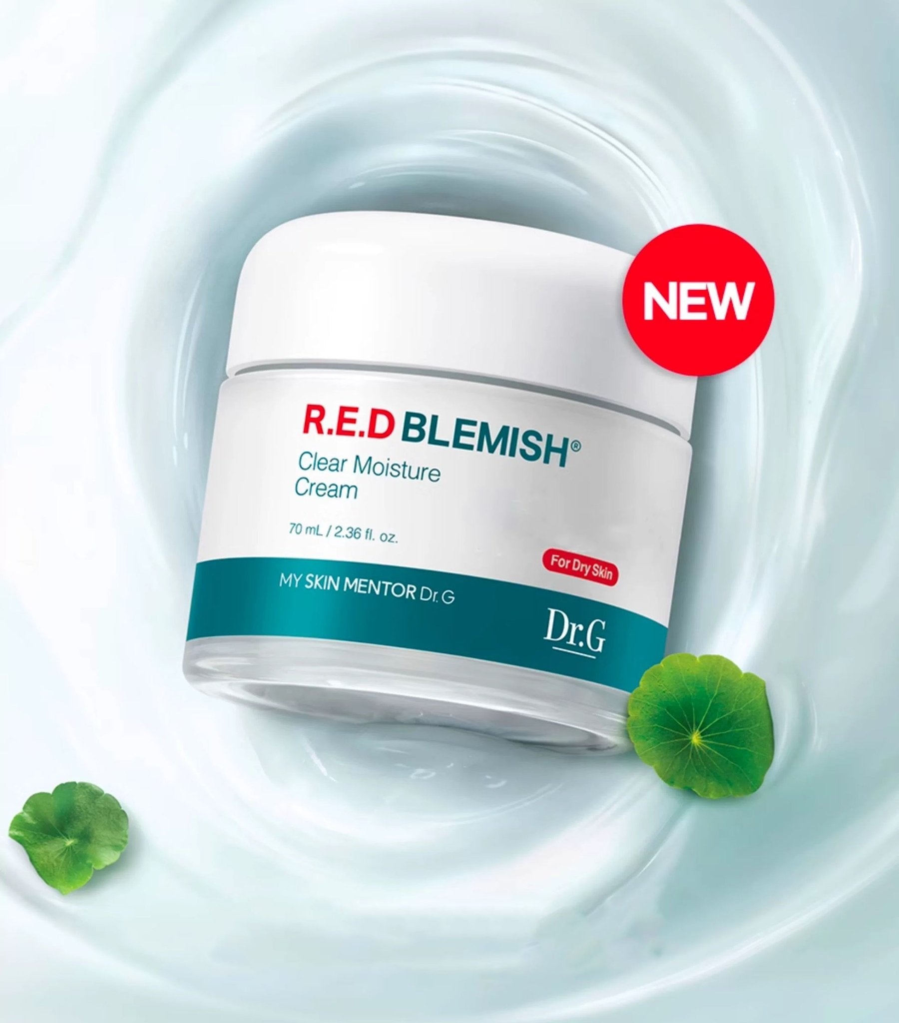 Dr.G R.E.D BLEMISH® Clear Moisture Cream – Soothing & Hydrating Cream for Clear, Balanced Skin - Korean Beauty KR