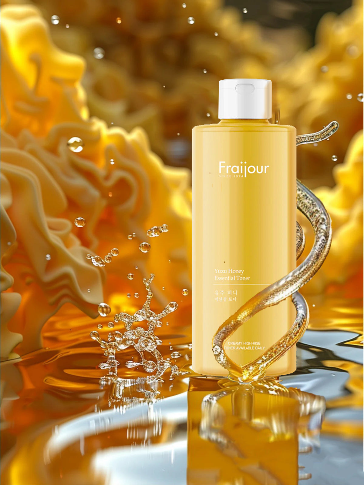 Fraijour Yuzu Honey Essential Toner 250ml – Hydrating & Brightening Toner for Smooth, Glowing Skin - Korean Beauty KR
