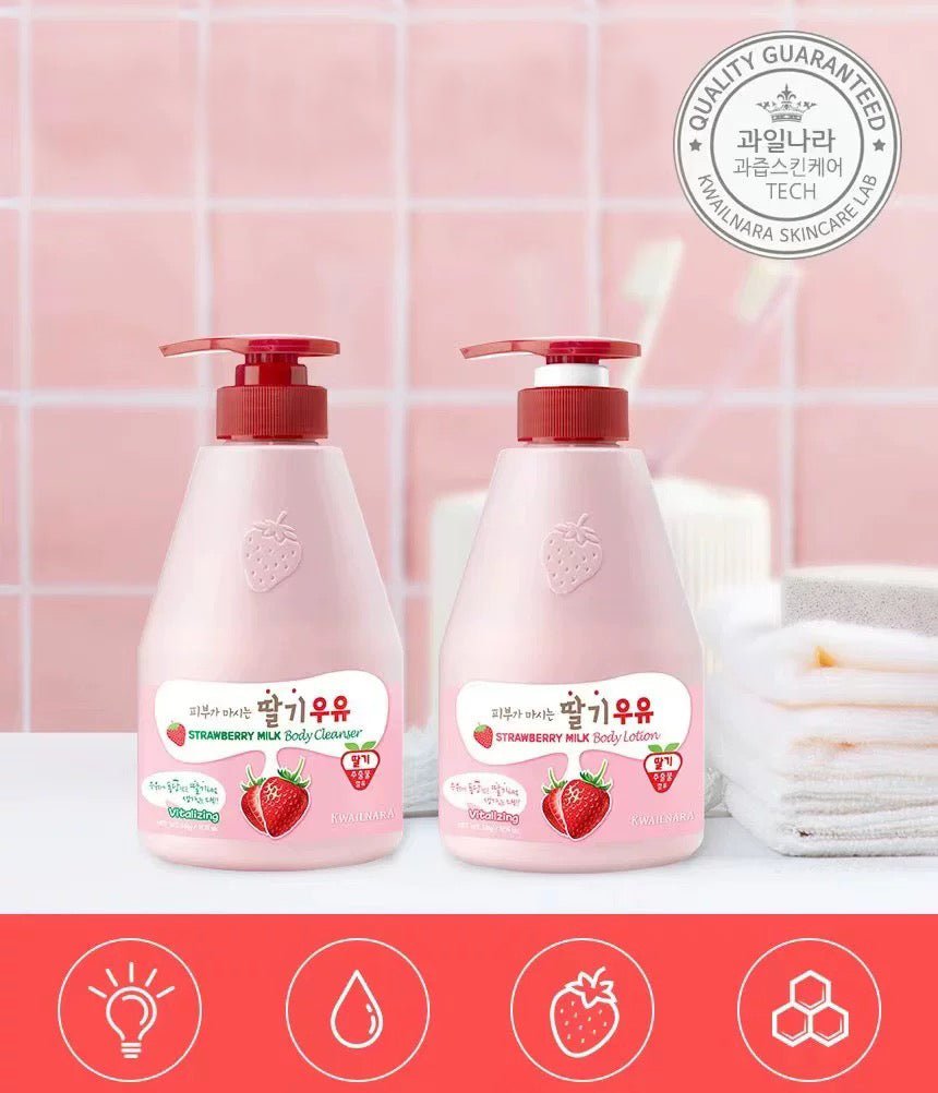 Kwailnara Mik Body Lotion 560g – Nourishing & Moisturizing Lotion for Soft, Smooth Skin - Korean Beauty KR