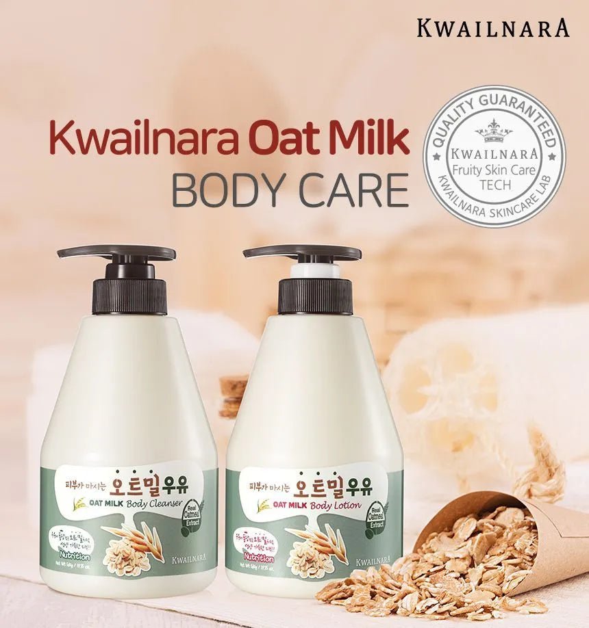 Kwailnara Mik Body Lotion 560g – Nourishing & Moisturizing Lotion for Soft, Smooth Skin - Korean Beauty KR