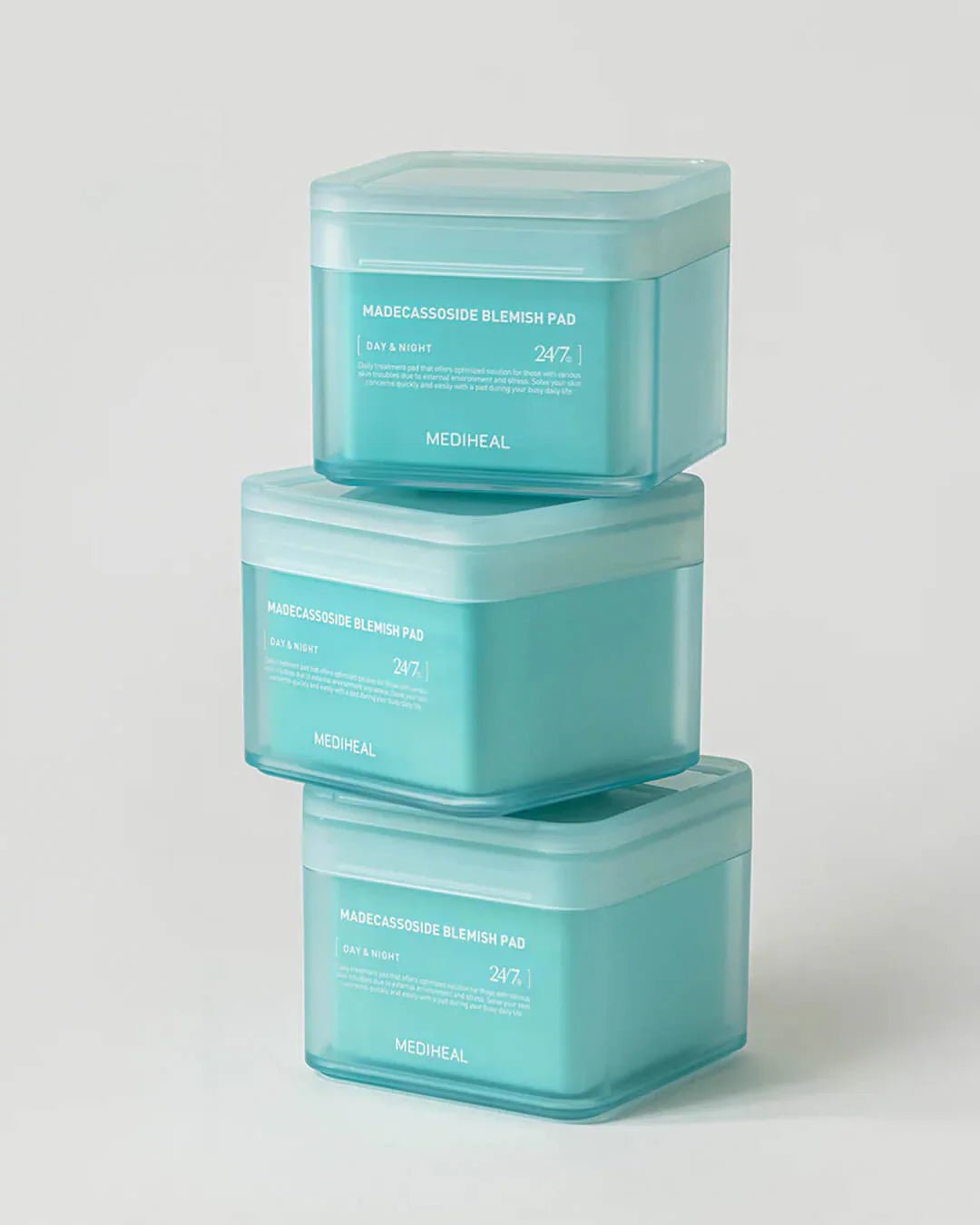 Mediheal Madecassoside Blemish Pad 100pcs – Acne - Fighting & Soothing Pads for Clear, Calm Skin - Korean Beauty KR