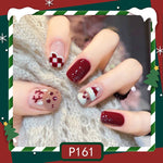 Christmas Press on Nails | Holiday Manicure | Nail Kit with Glue - Korean Beauty KR