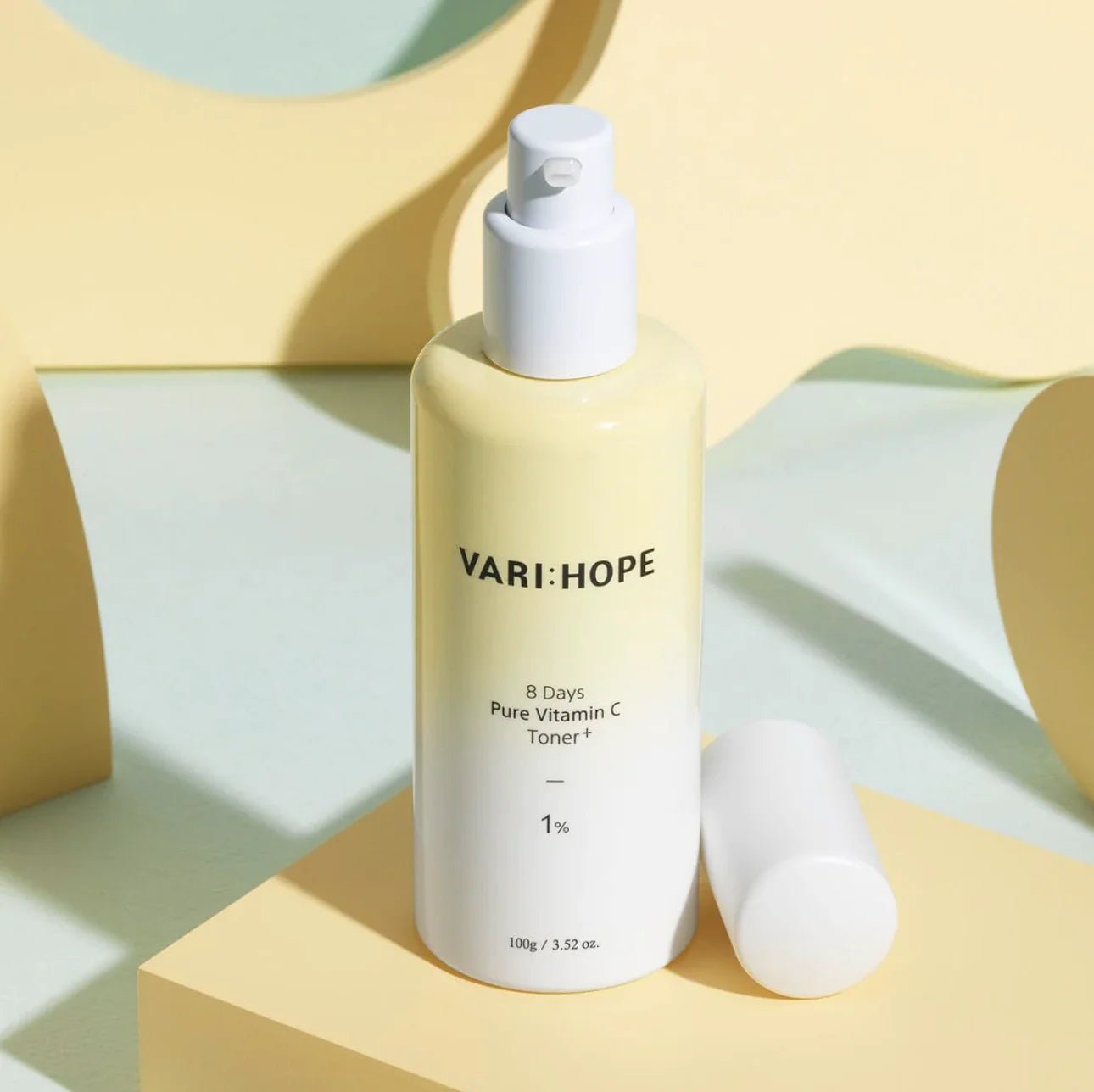 VARI:HOPE 8 Days Pure Vitamin C Toner Plus 100g – Brightening & Hydrating Toner for Glowing Skin - Korean Beauty KR