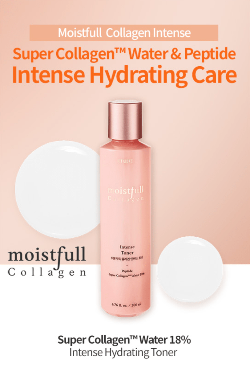 Etude House Moistfull Collagen Intense Skin Care Set – Hydrating & Firming Skincare Set for Smooth, Youthful Skin - Korean Beauty KR