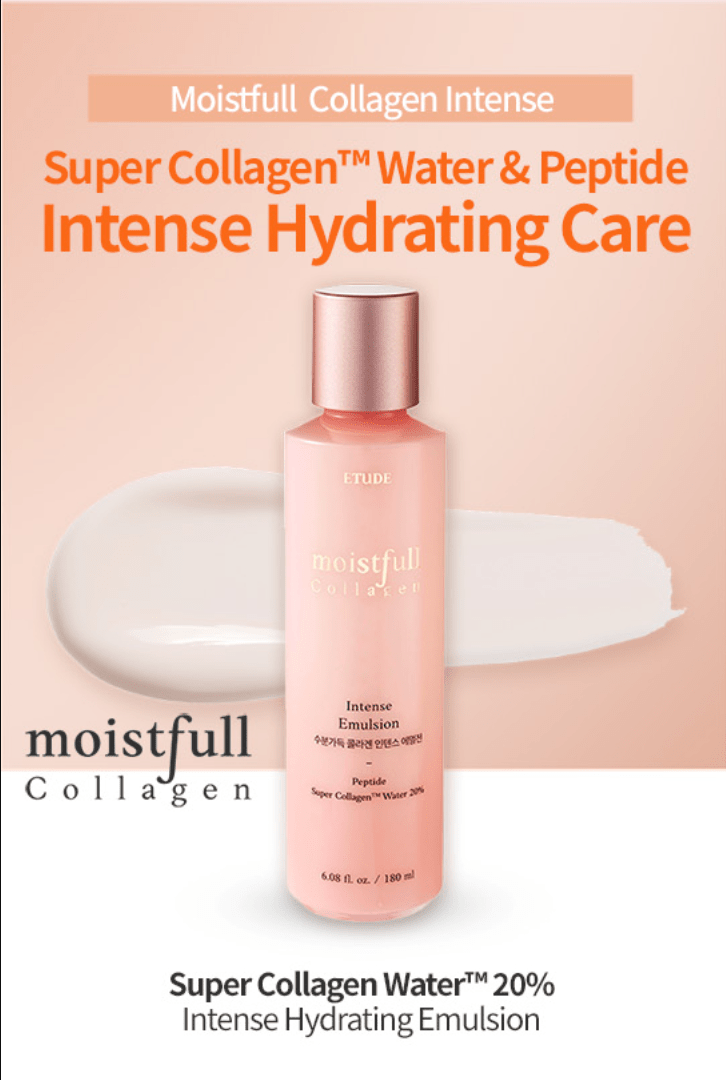 Etude House Moistfull Collagen Intense Skin Care Set – Hydrating & Firming Skincare Set for Smooth, Youthful Skin - Korean Beauty KR