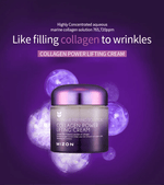 Mizon Collagen Power Lifting Cream 75ml – Firming & Anti - Aging Cream for Smooth, Youthful Skin - Korean Beauty KR