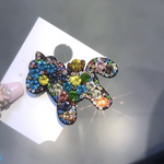 Luxury Korean Rhinestone Hair Clip – Sparkly Side Hair Barrette for Women
