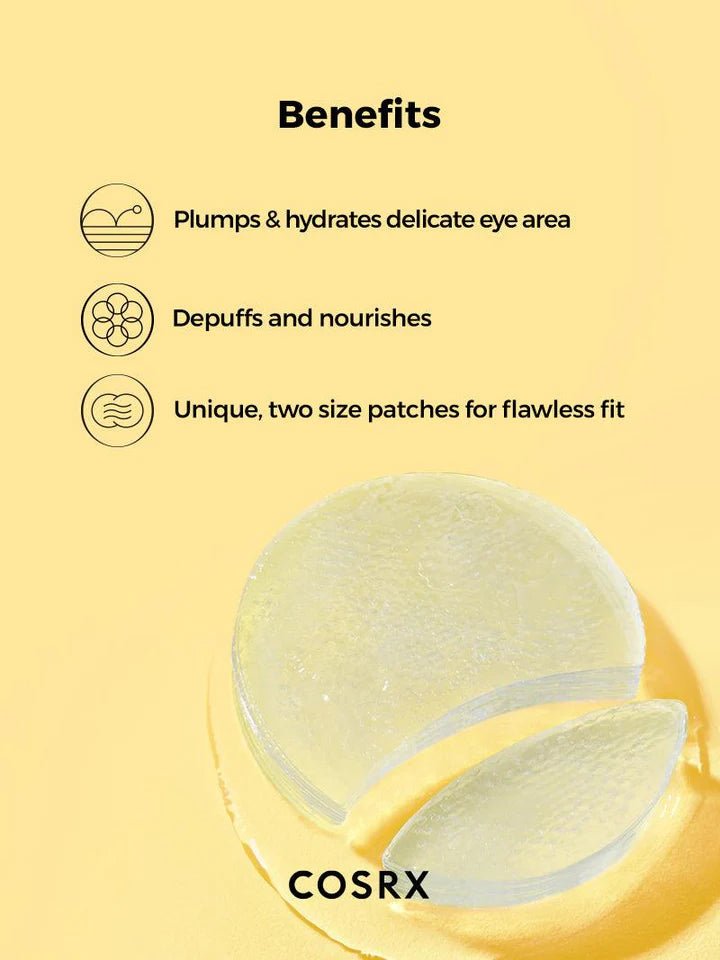 COSRX Advanced Snail Hydrogel Eye Patch – Soothing & Hydrating Eye Patches for Firm, Revitalized Under - Eyes - Korean Beauty KR