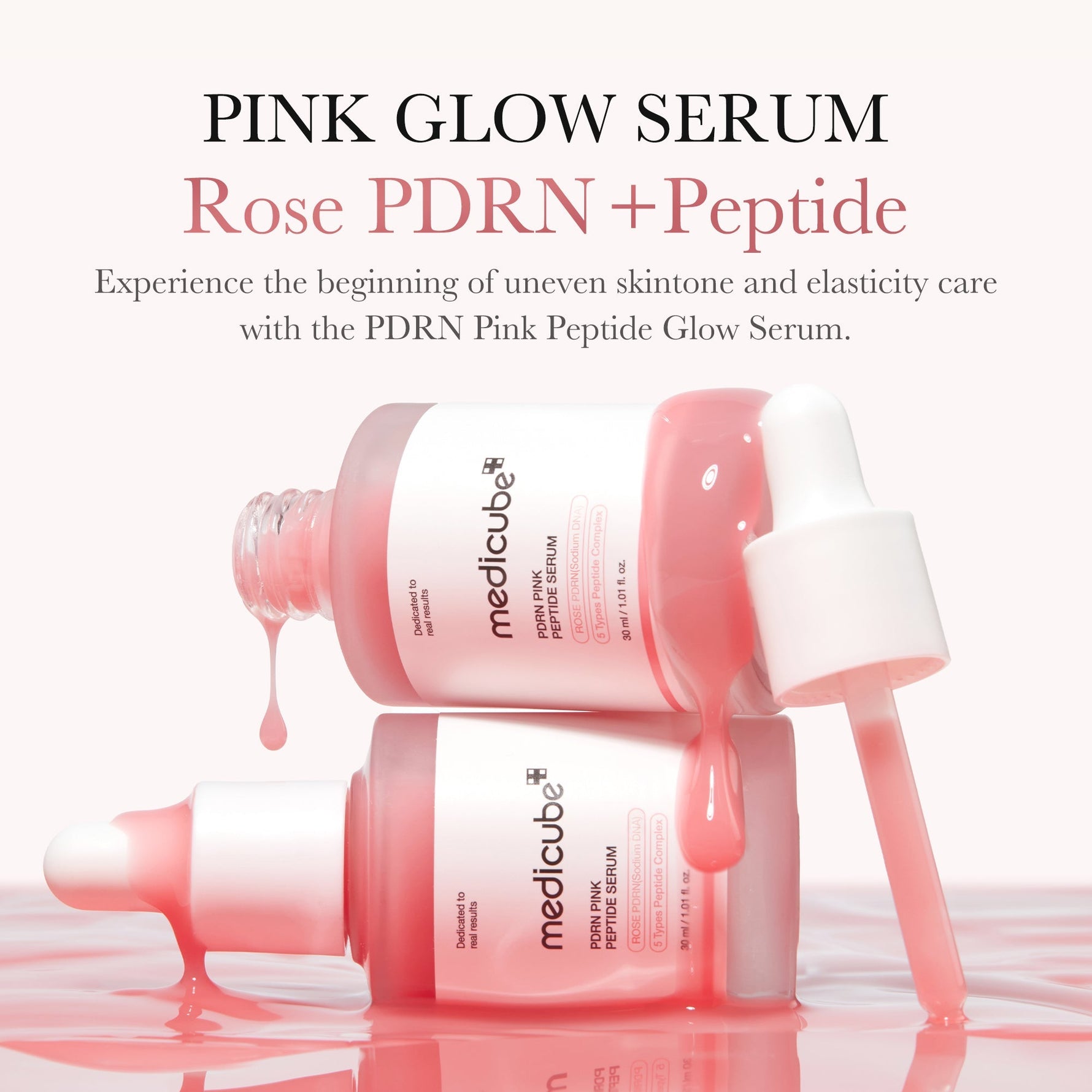 Medicube PDRN Pink Peptide Serum 30ml - Korean Beauty KR