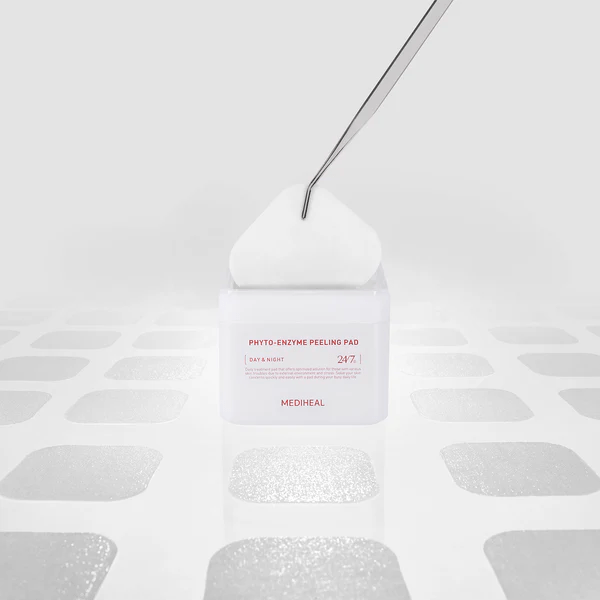 MEDIHEAL Phyto - Enzyme Peeling Pad – Gentle Exfoliating & Brightening Pads for Sensitive Skin - Korean Beauty KR