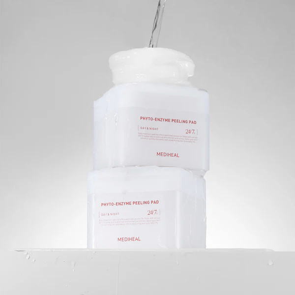 MEDIHEAL Phyto - Enzyme Peeling Pad – Gentle Exfoliating & Brightening Pads for Sensitive Skin - Korean Beauty KR