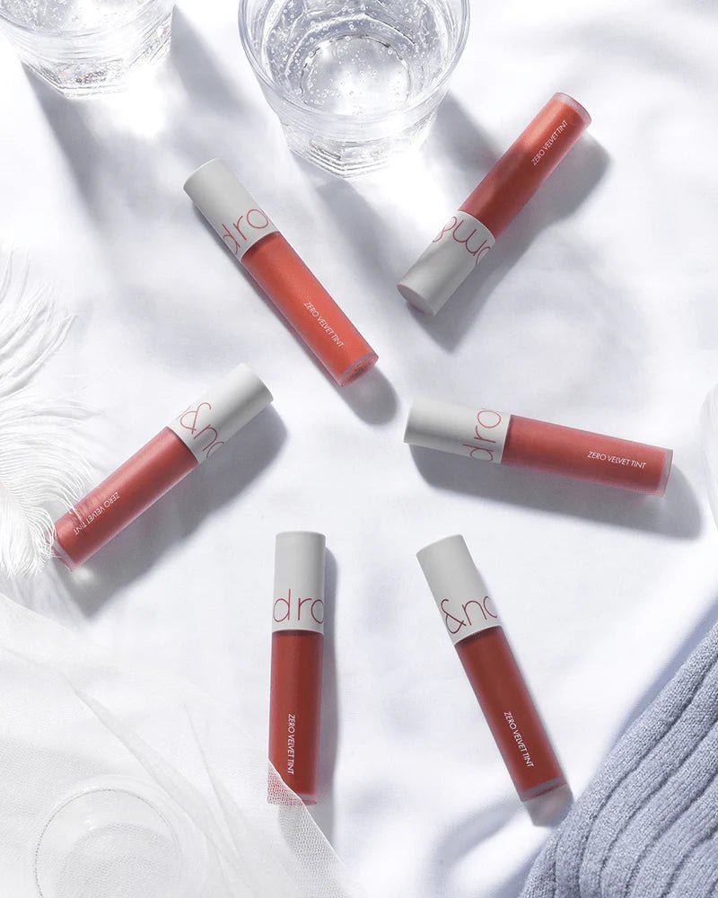 Rom&nd Zero Velvet Tint Original Series – Soft Matte Lip Tint for Smooth Finish & Long - Lasting Color - Korean Beauty KR