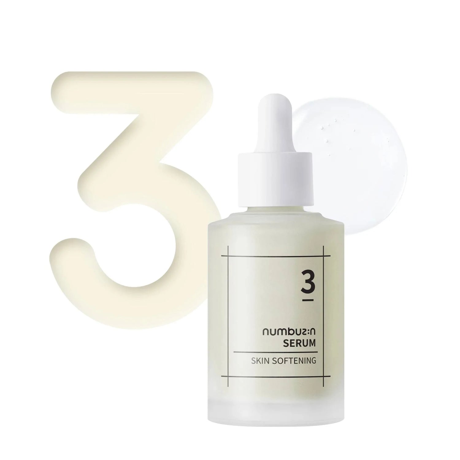 Numbuzin No.3 Skin Softening Serum 50ml – Hydrating & Soothing Serum for Smooth, Balanced Skin