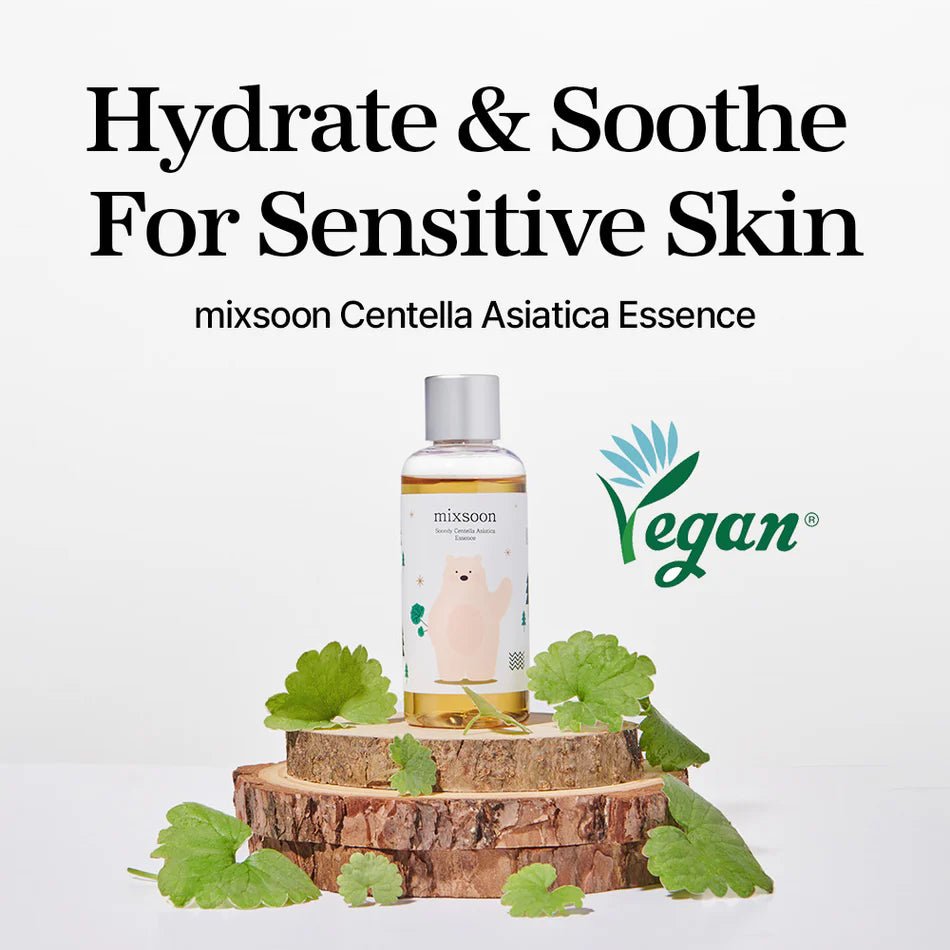 Mixsoon Soondy Centella Asiatica Essence 100ml – Calming & Hydrating Essence for Sensitive Skin - Korean Beauty KR