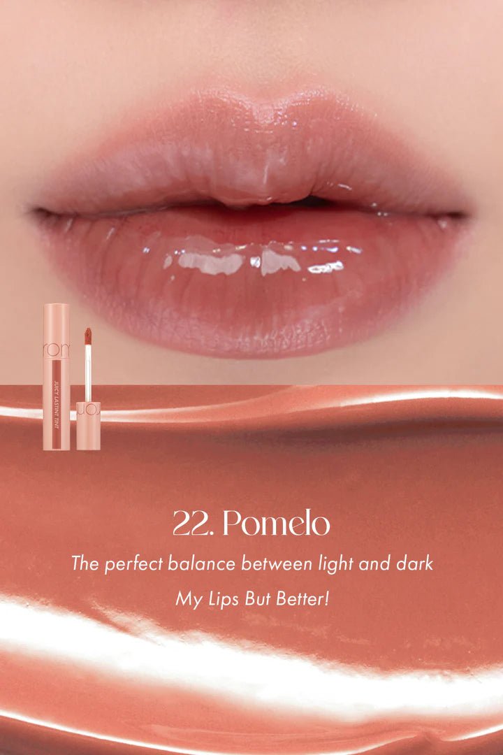 Rom&nd Juicy Lasting Tint – Hydrating & Long - Lasting Lip Tint for Luscious, Vibrant Lips - Korean Beauty KR