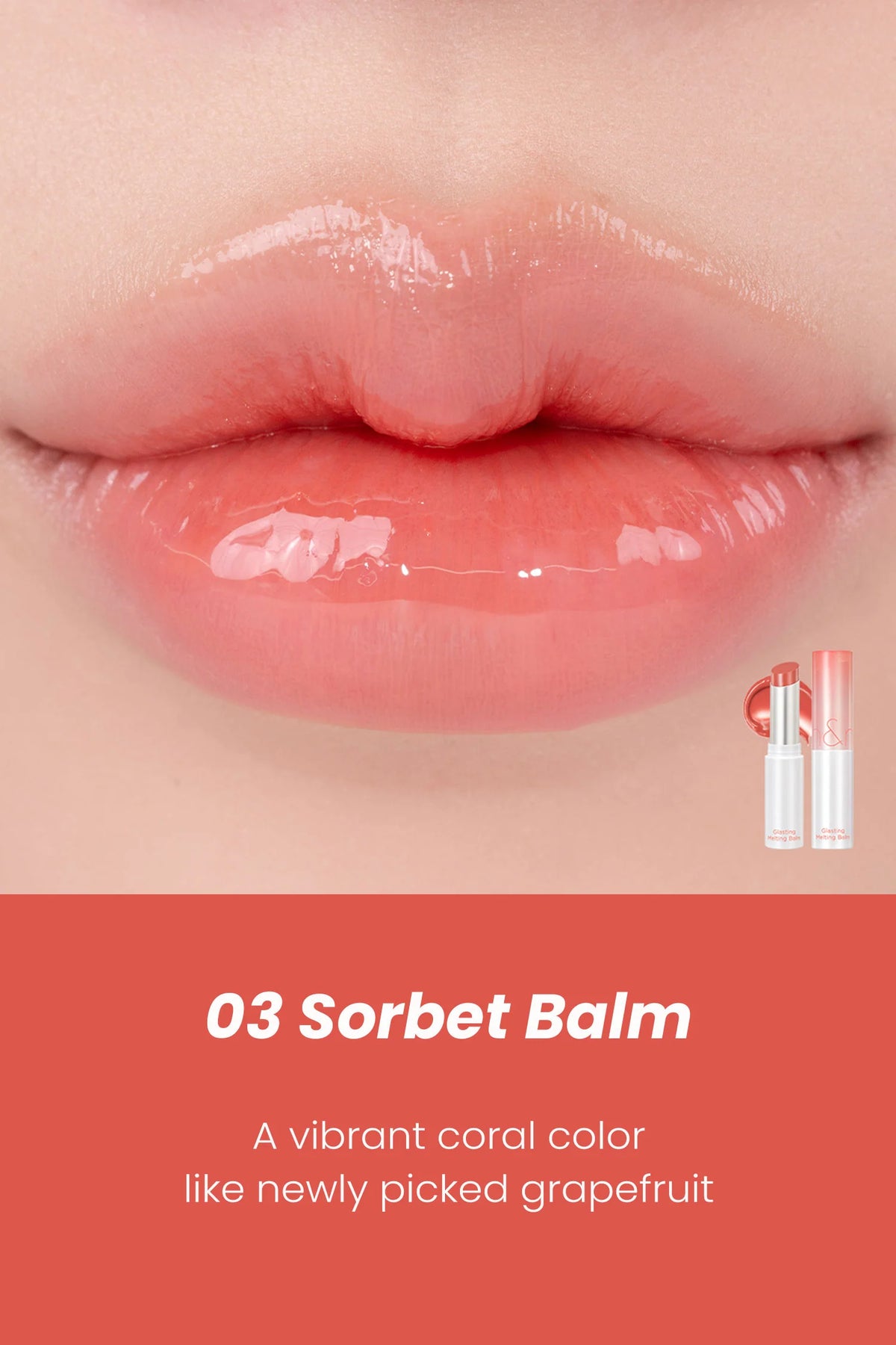 Rom&nd Glasting Melting Balm 3.5g – Hydrating & Glossy Balm for Soft, Luscious Lips - Korean Beauty KR