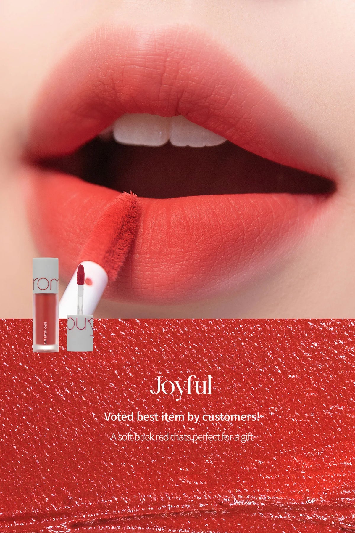 Rom&ND Best Tint Edition 01 Warm Tone Pick – Vibrant & Long - Lasting Lip Tint for Bold, Natural Color - Korean Beauty KR