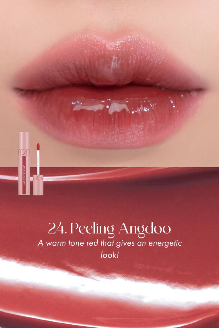 Rom&nd Juicy Lasting Tint – Hydrating & Long - Lasting Lip Tint for Luscious, Vibrant Lips - Korean Beauty KR