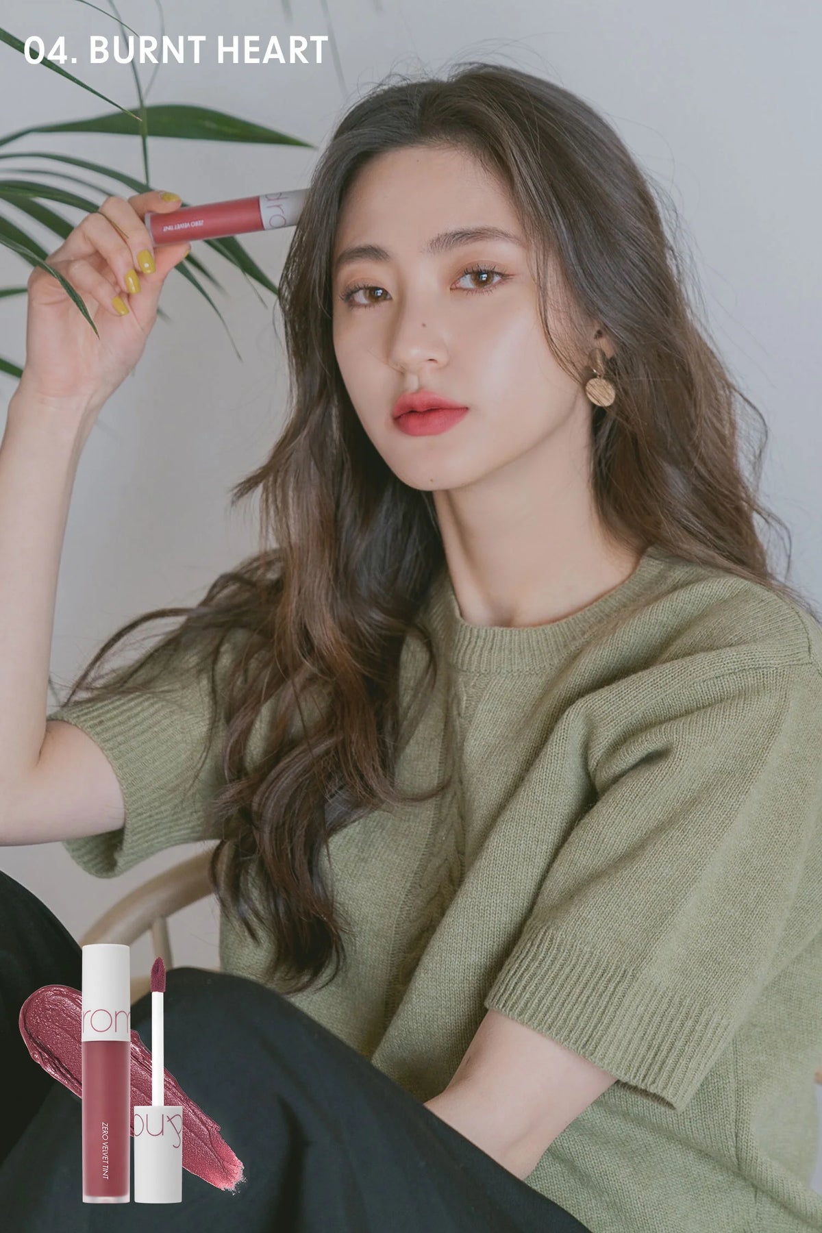 Rom&nd Zero Velvet Tint Original Series – Soft Matte Lip Tint for Smooth Finish & Long - Lasting Color - Korean Beauty KR