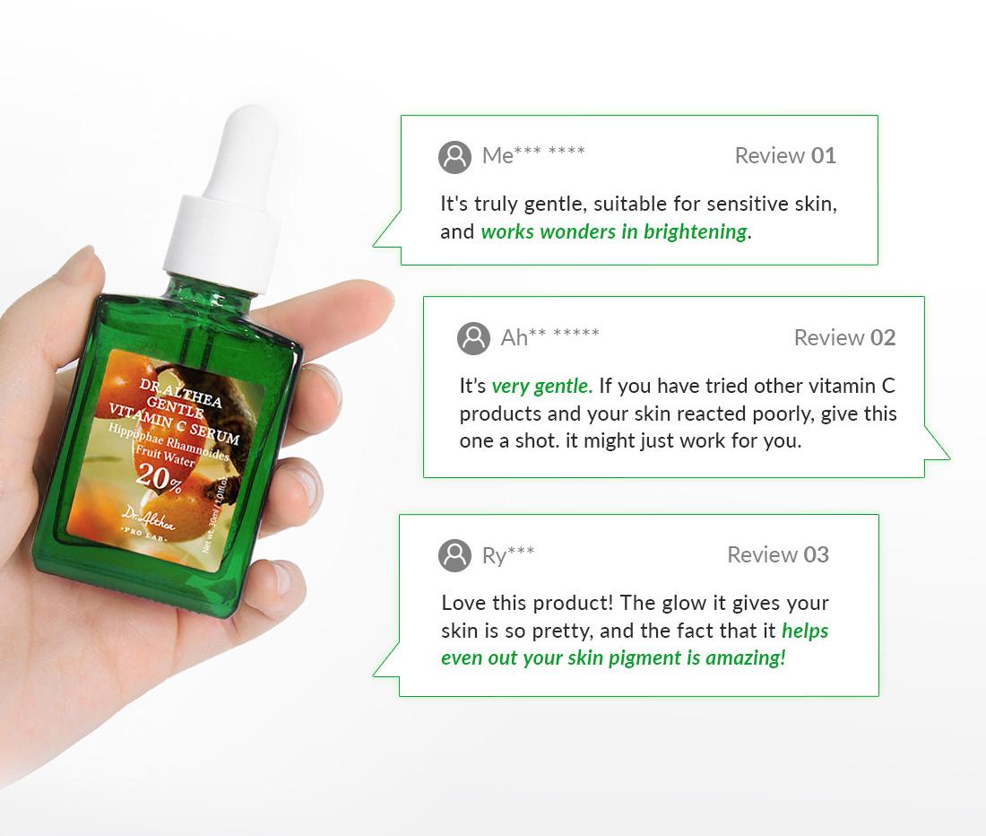 Dr. Althea Gentle Vitamin C Brightening Serum – Dark Spot & Hyperpigmentation Treatment for Sensitive Skin - Korean Beauty KR