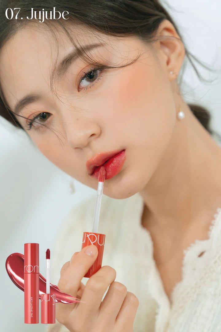 Rom&nd Juicy Lasting Tint – Hydrating & Long - Lasting Lip Tint for Luscious, Vibrant Lips - Korean Beauty KR