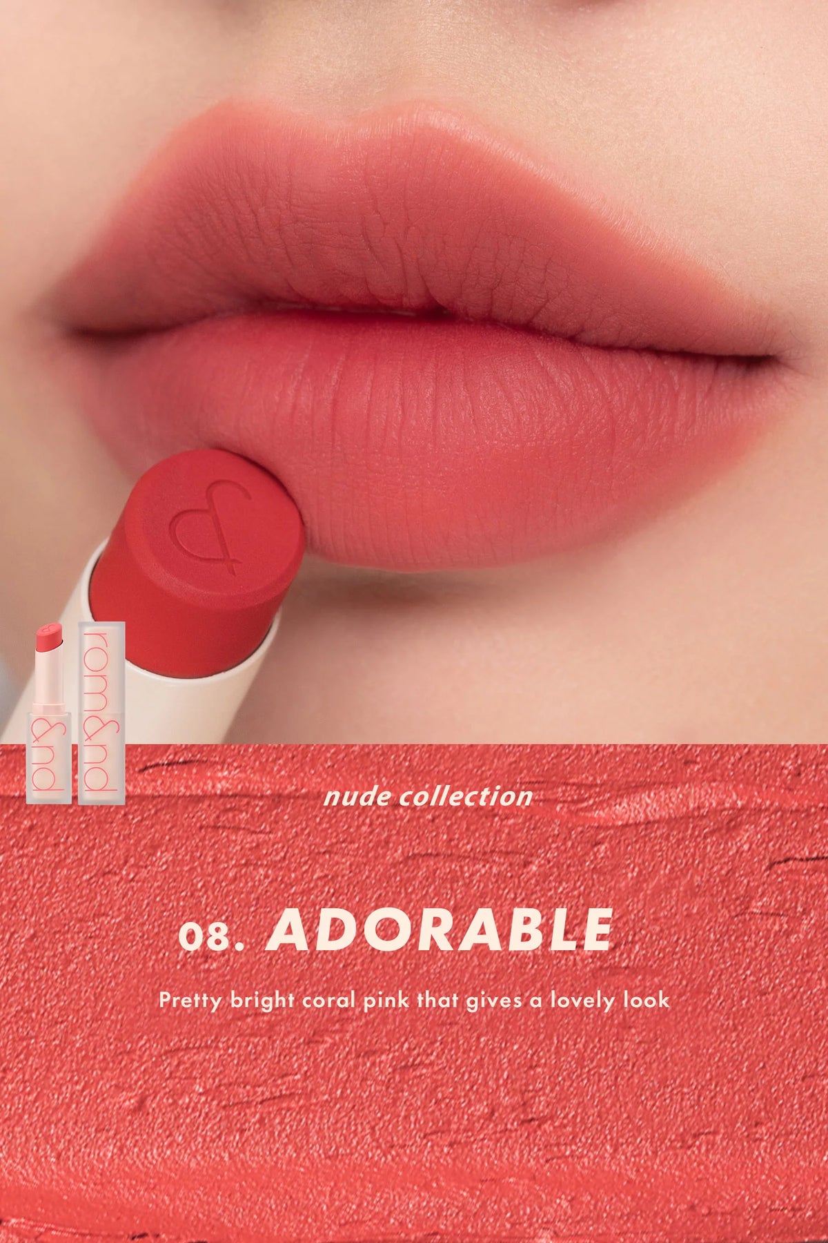 Rom&nd [Renew] ZERO Matte Lipstick – Long - Lasting, Comfortable Matte Lip Color for Bold, Defined Lips - Korean Beauty KR