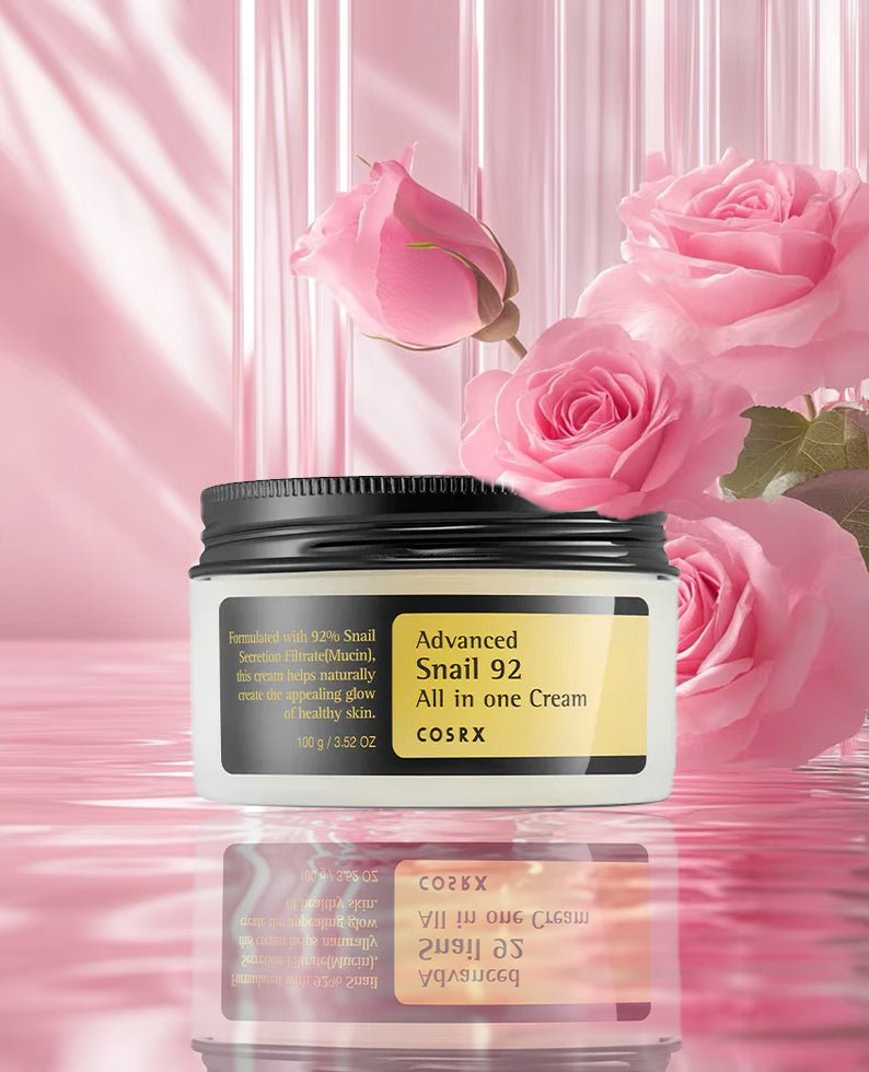 COSRX Advanced Snail 92 All In One Cream 100g – Hydrating & Repairing Cream for Smooth, Glowing Skin - Korean Beauty KR
