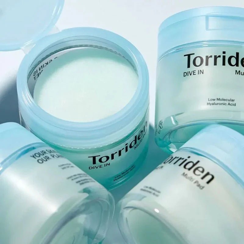 Torriden DIVE - IN Low Molecule Hyaluronic Acid Multi Pad 80ea – Hydrating & Rejuvenating Pads for Soft, Plump Skin - Korean Beauty KR