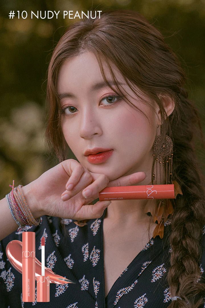 Rom&nd Juicy Lasting Tint – Hydrating & Long - Lasting Lip Tint for Luscious, Vibrant Lips - Korean Beauty KR