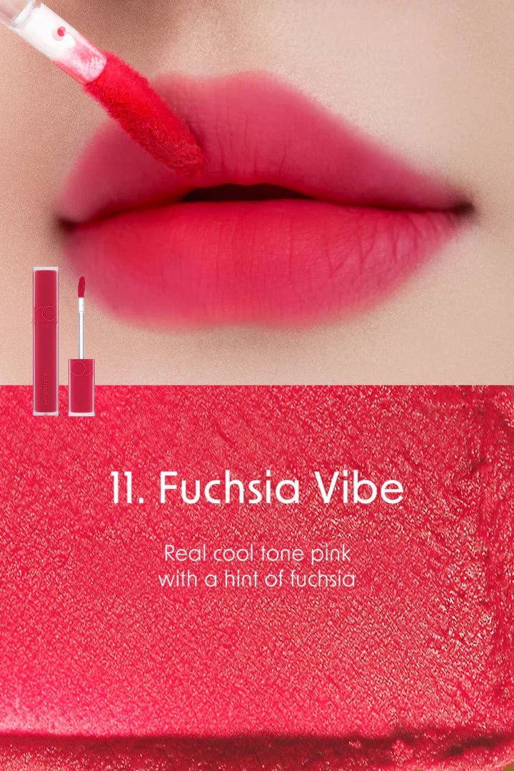 Rom&nd Blur Fudge Tint – Soft Matte Lip Tint for Smooth, Long - Lasting Color - Korean Beauty KR