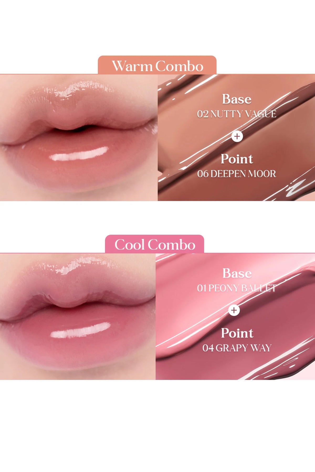 Rom&nd Glasting Color Gloss – Hydrating Lip Gloss for Glossy, Vibrant Color - Korean Beauty KR