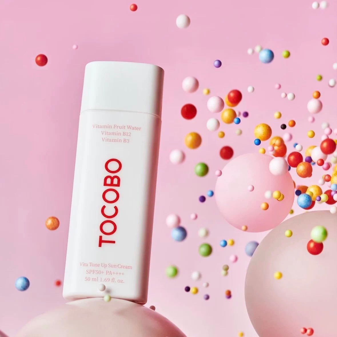 Tocobo Vita Tone Up Sun Cream SPF50+ PA++++ – Brightening & Hydrating Sunscreen for Glowing, Protected Skin - Korean Beauty KR