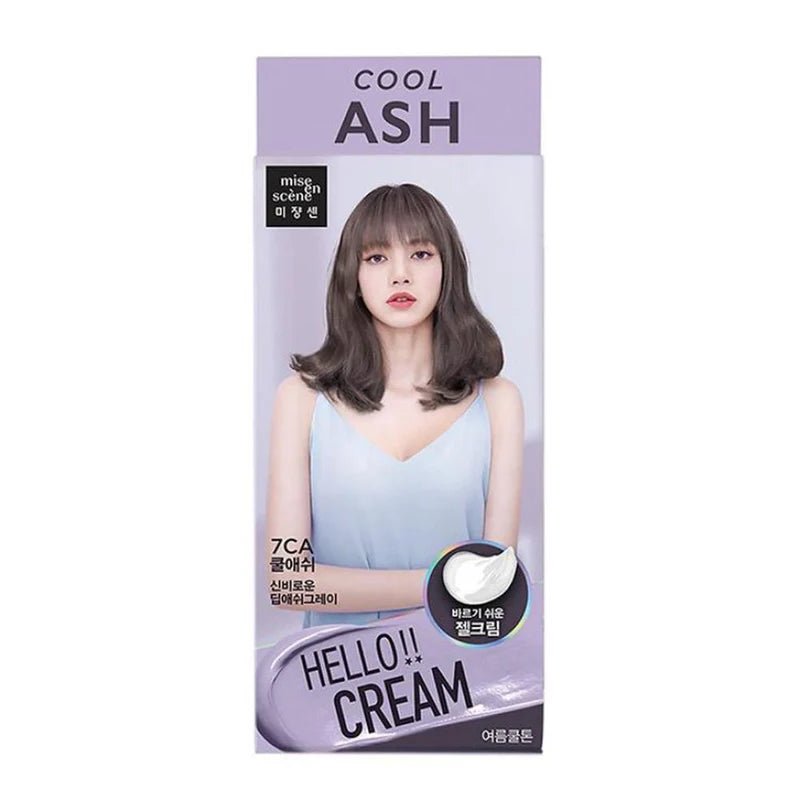 Mise En Scene Hello Cream Personal Hair Color – Easy - to - Use Hair Dye for Vibrant, Long - Lasting Color - Korean Beauty KR