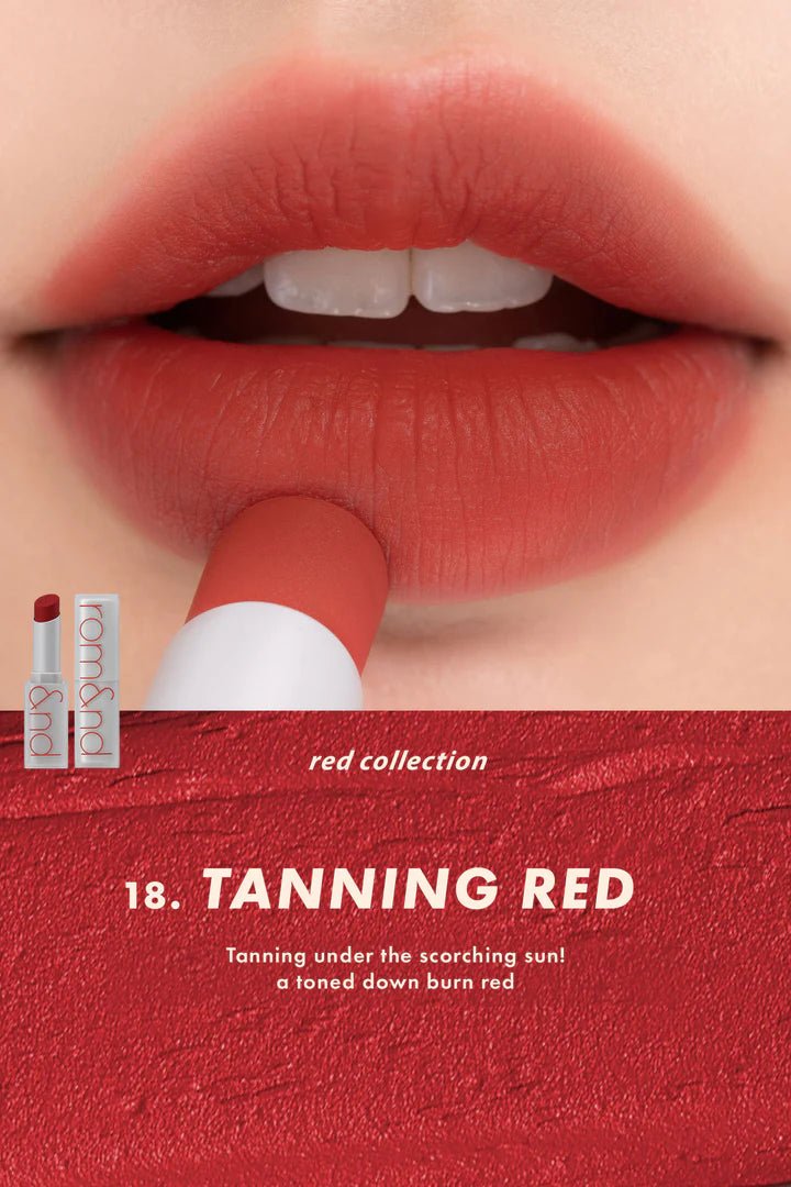 Rom&nd [Renew] ZERO Matte Lipstick – Long - Lasting, Comfortable Matte Lip Color for Bold, Defined Lips - Korean Beauty KR