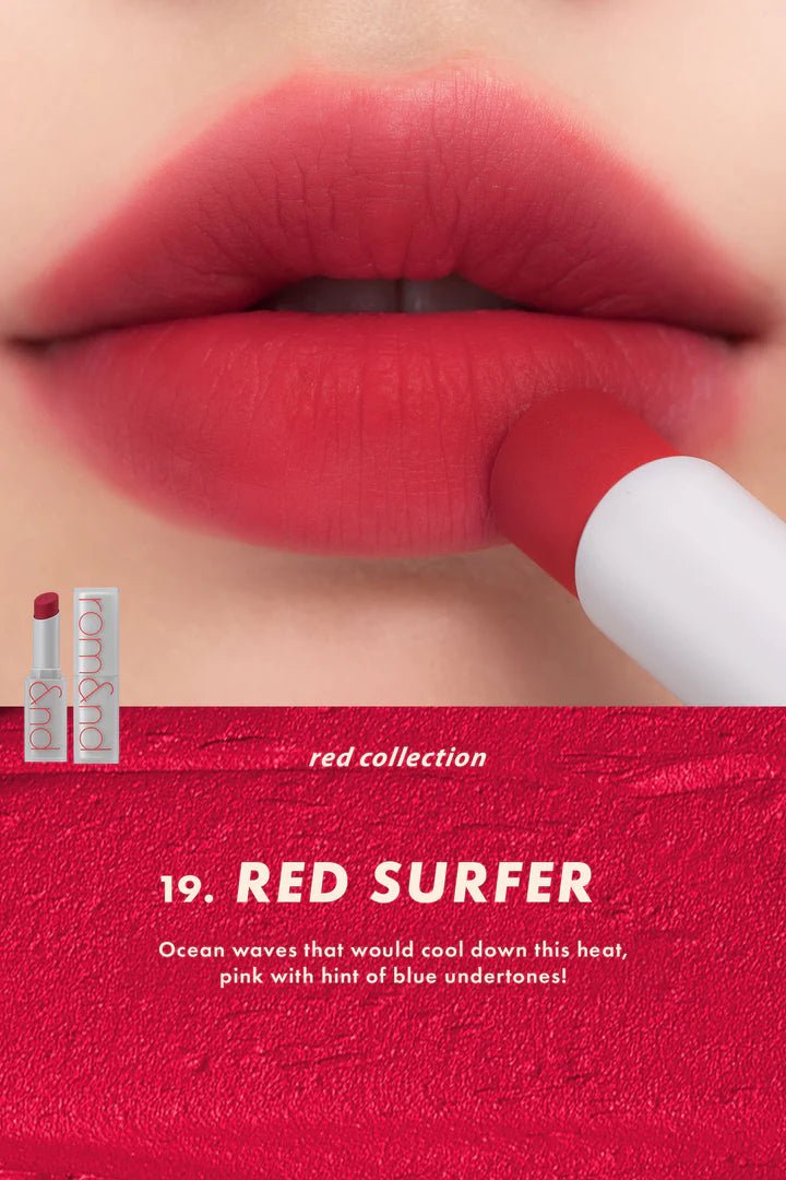 Rom&nd [Renew] ZERO Matte Lipstick – Long - Lasting, Comfortable Matte Lip Color for Bold, Defined Lips - Korean Beauty KR