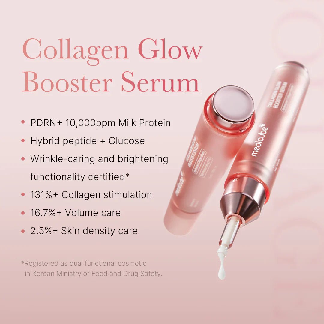 Medicube Collagen Glow Booster Serum 15ml – Firming & Radiance - Boosting Serum for Youthful, Glowing Skin - Korean Beauty KR