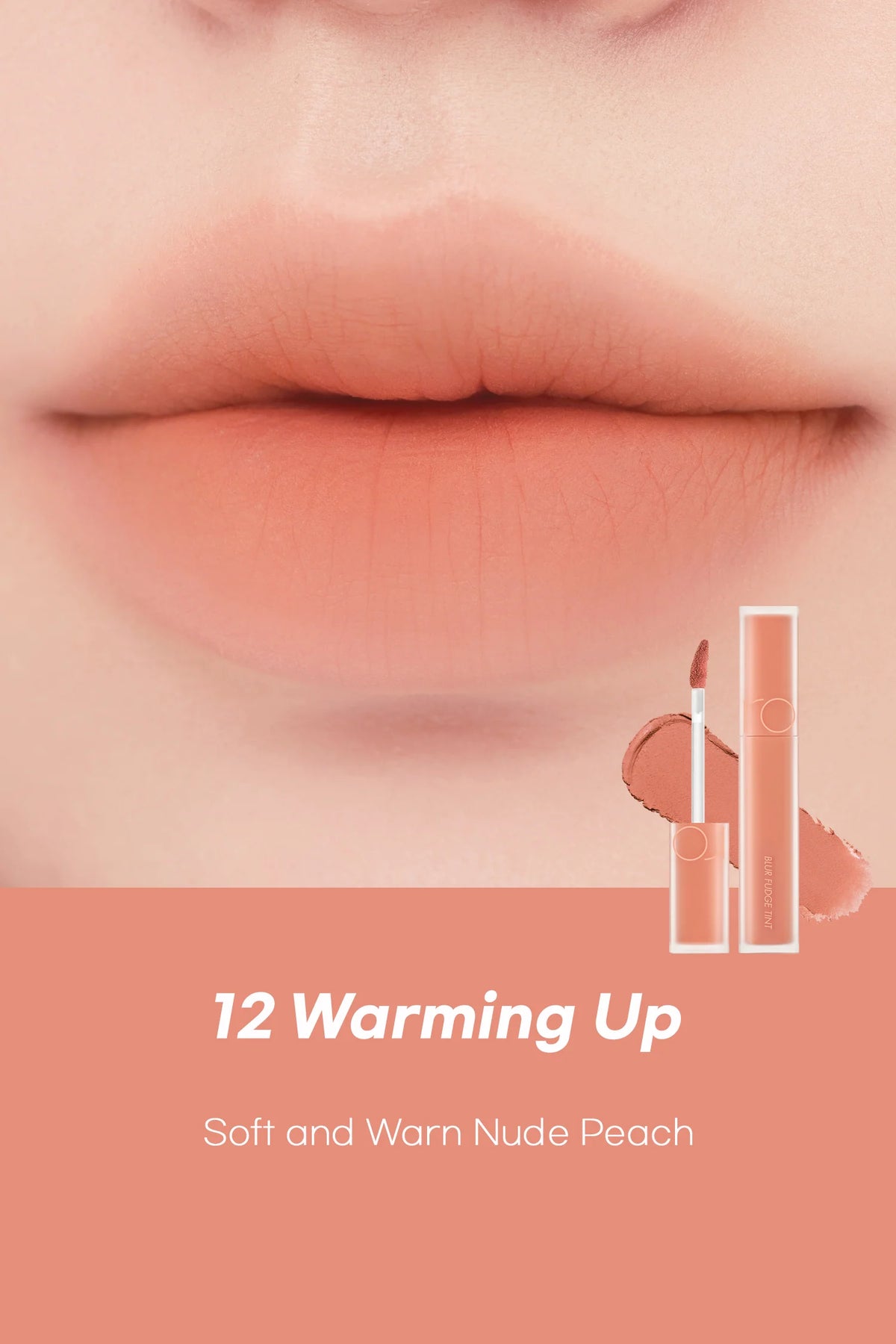 Rom&nd Blur Fudge Tint – Soft Matte Lip Tint for Smooth, Long - Lasting Color - Korean Beauty KR