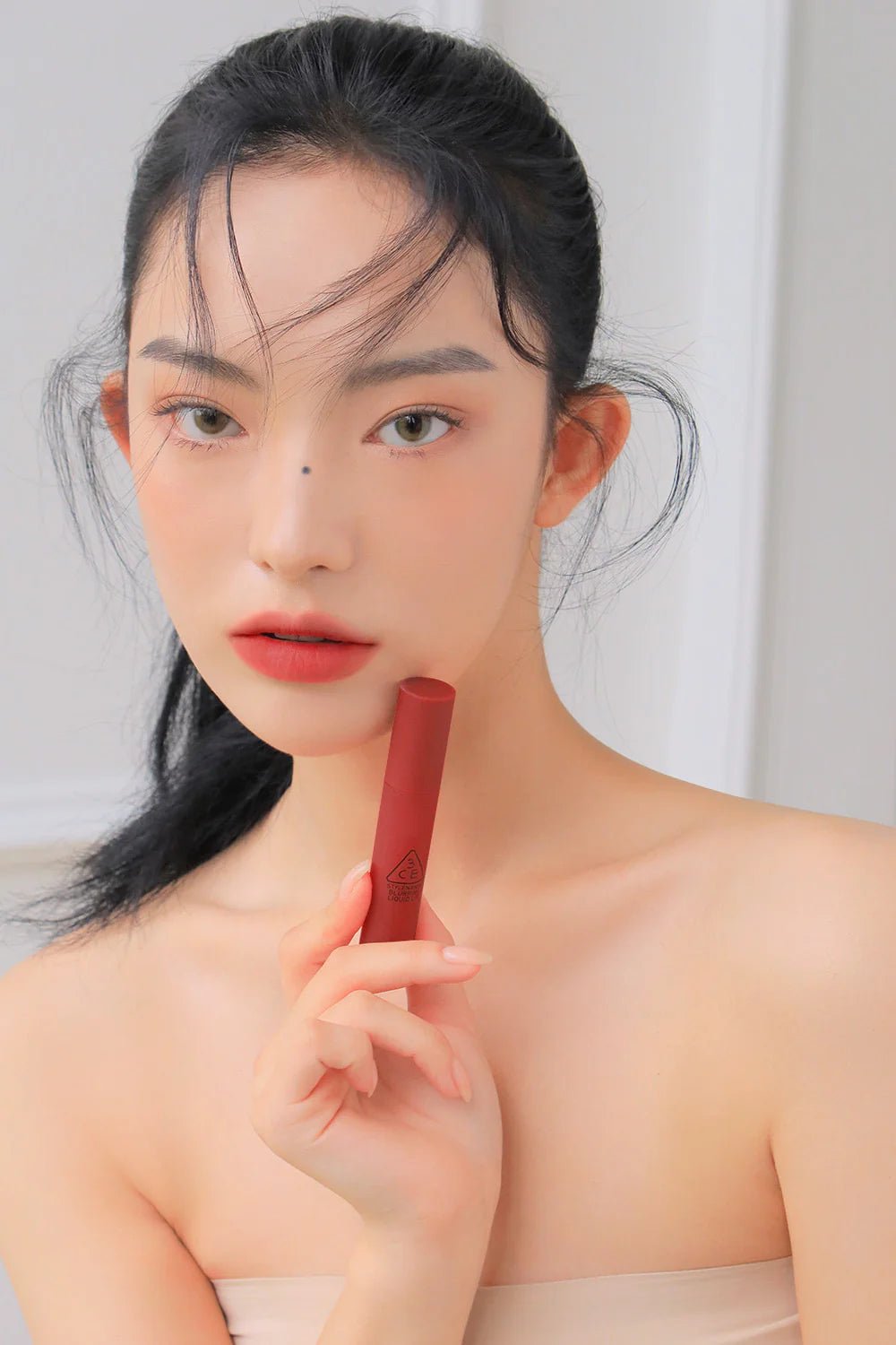 3CE Blurring Liquid Lip – Soft Matte Lipstick for Blurred, Smooth Lips with Long - Lasting Color - Korean Beauty KR