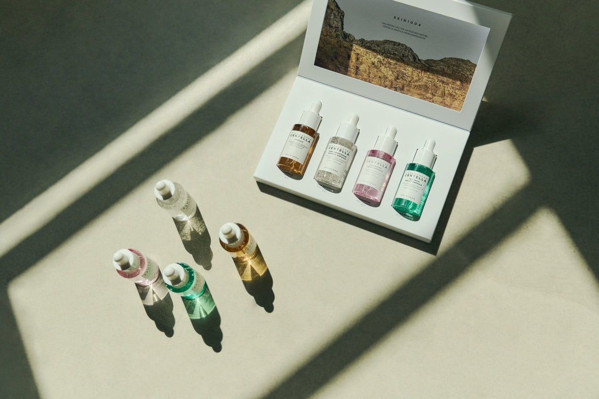 SKIN1004 Madagascar Centella Ampoule Kit – Soothing & Hydrating Ampoules for Sensitive Skin - Korean Beauty KR